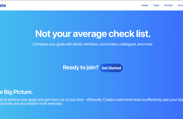 home page of CheckMate 