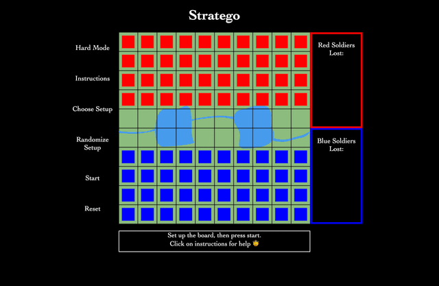 home page of Stratego 
